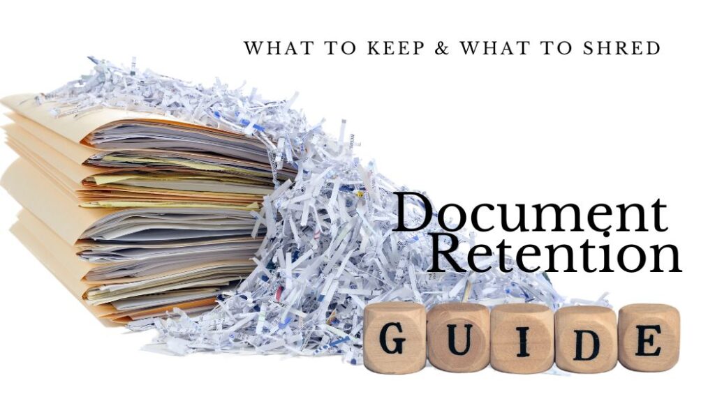 document retention guidelines